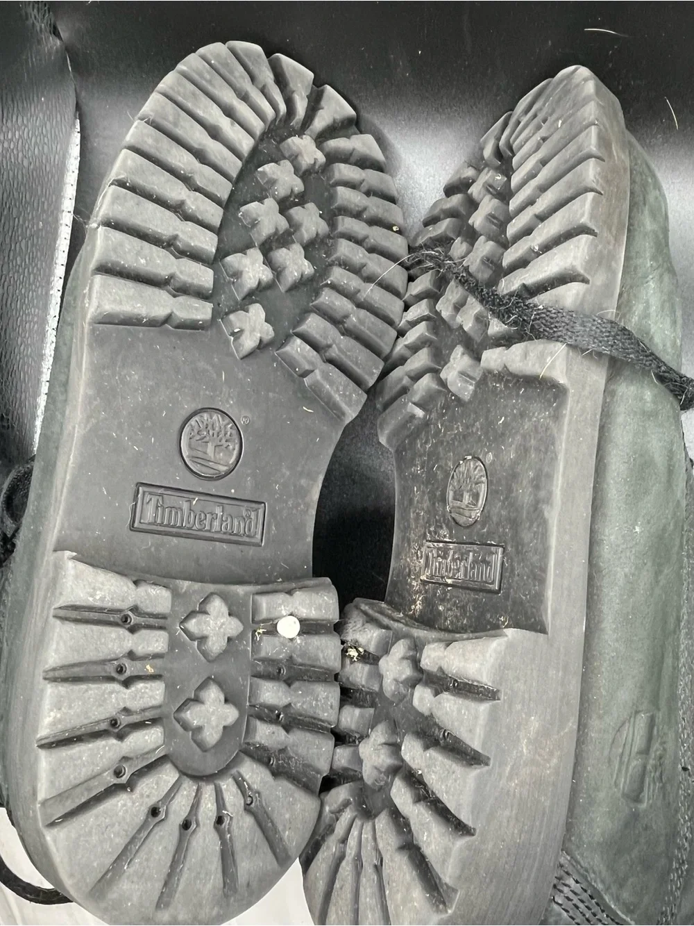 Black timberland boots